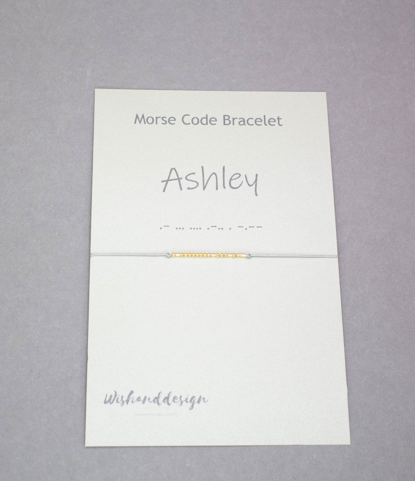 Personalized Morse Code Couple Bracelet – Custom Name