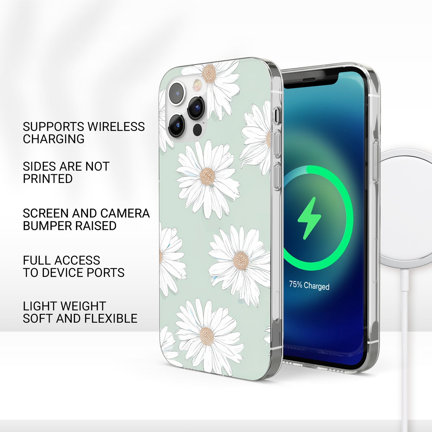 Daisy Bloom β Cute Floral Phone Case for iPhone, Samsung & Pixel