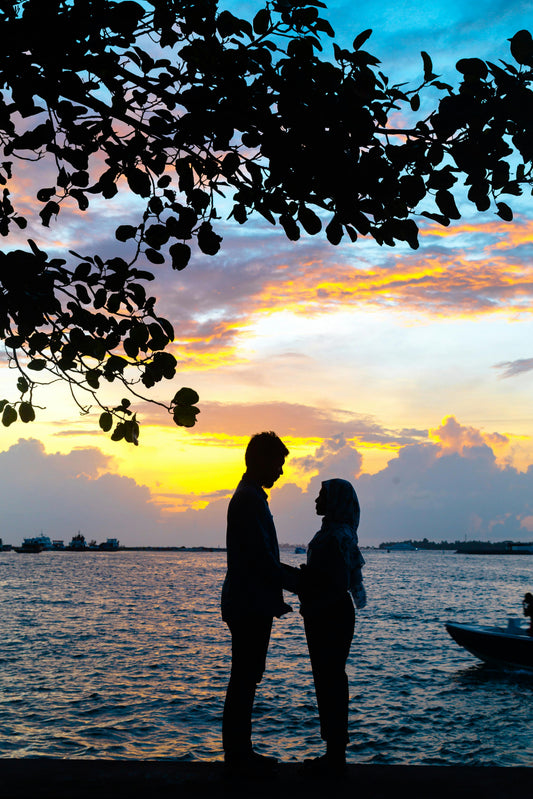 Happy couple morse code couple bracelets