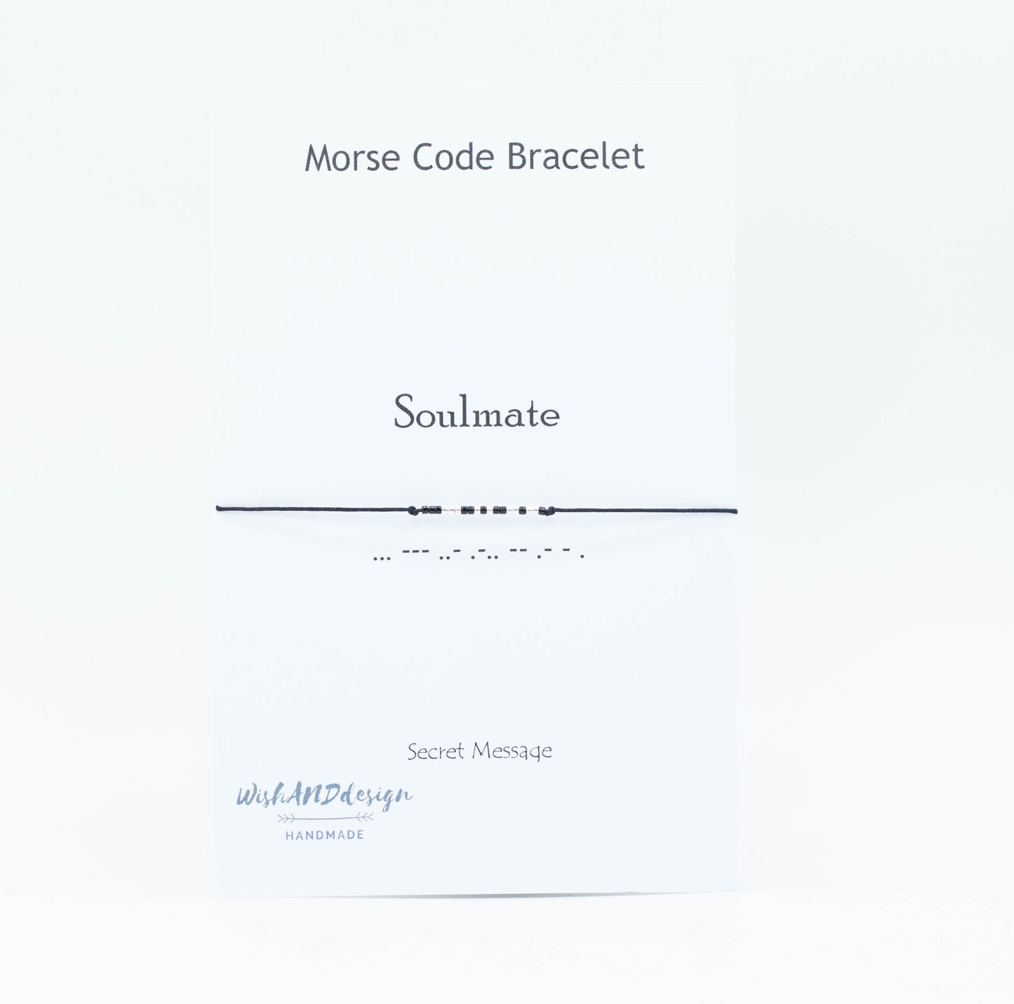 Soulmate Morse code bracelet