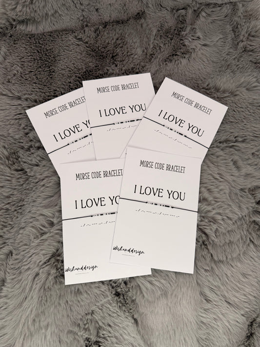 Free Black Friday Gift — “I Love You” Morse Code Bracelet