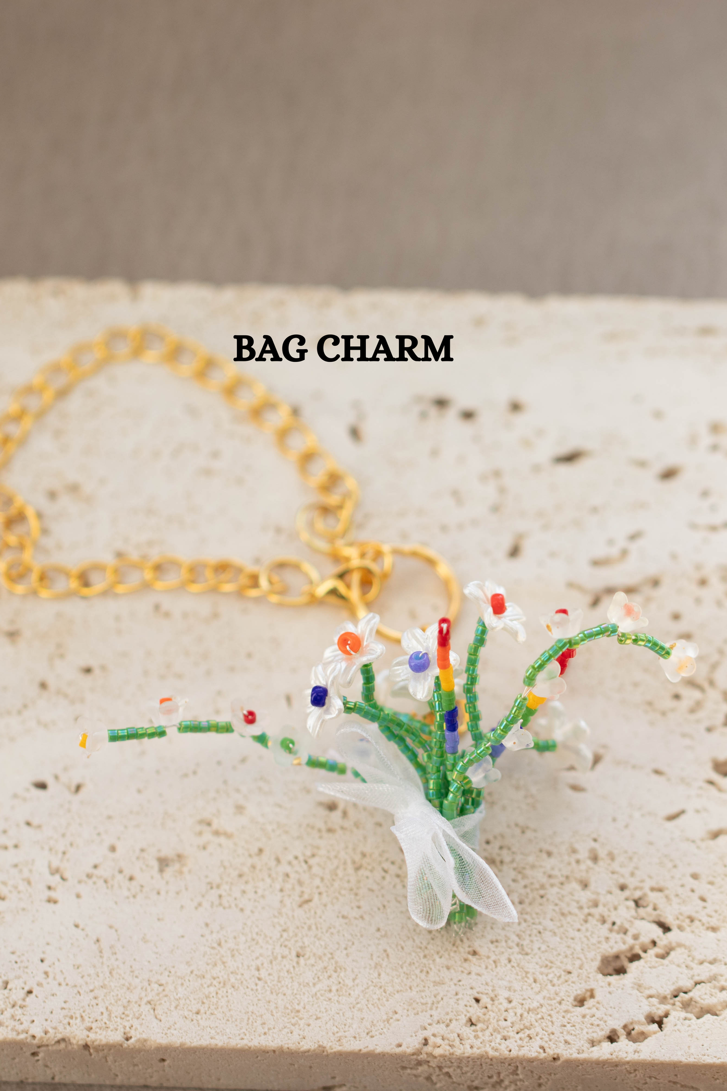 Handmade Rainbow Pride Flower Bouquet Keychain – LGBTQ+ Aesthetic Bag Charm