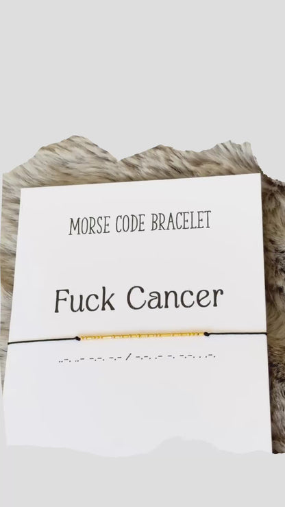 God Is Good Morse Code Bracelet