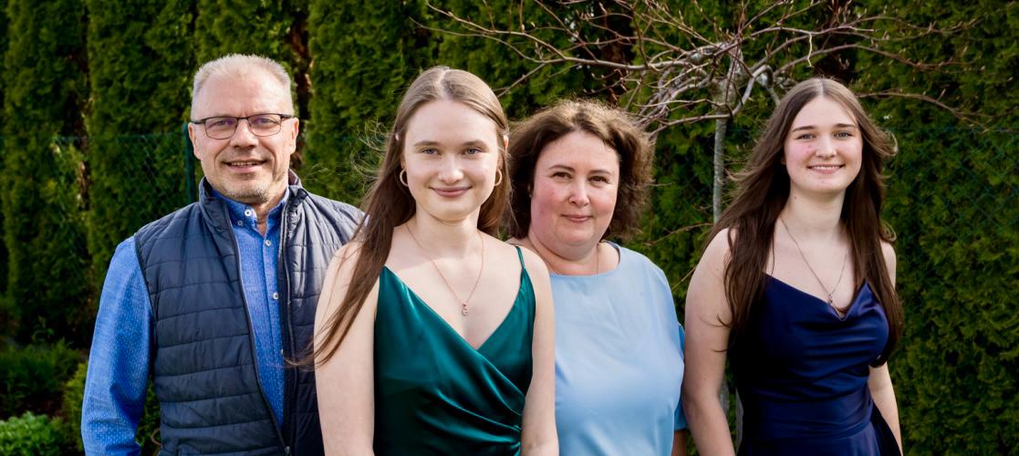 The WishANDdesign family in Latvia